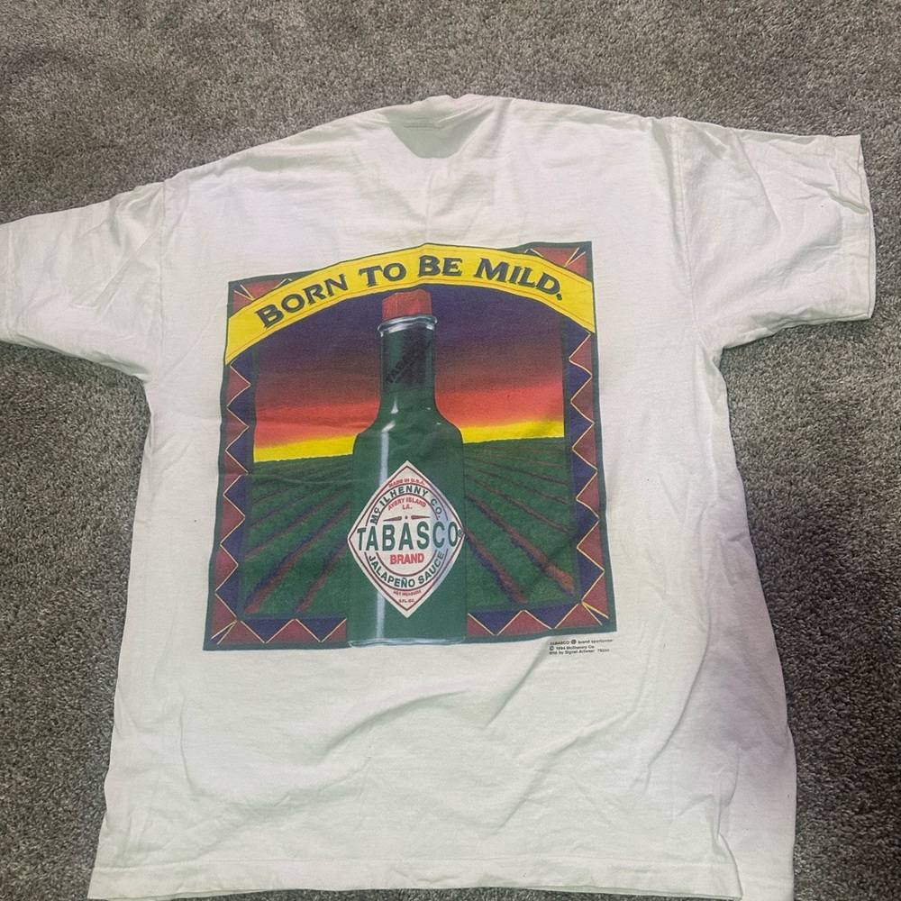 Tabasco White Graphic T-Shirt